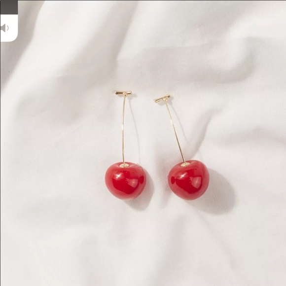 Cherry drop earrings - Picture 6 of 10